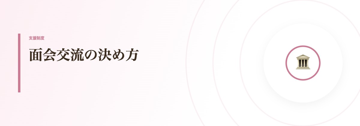 面会交流の決め方