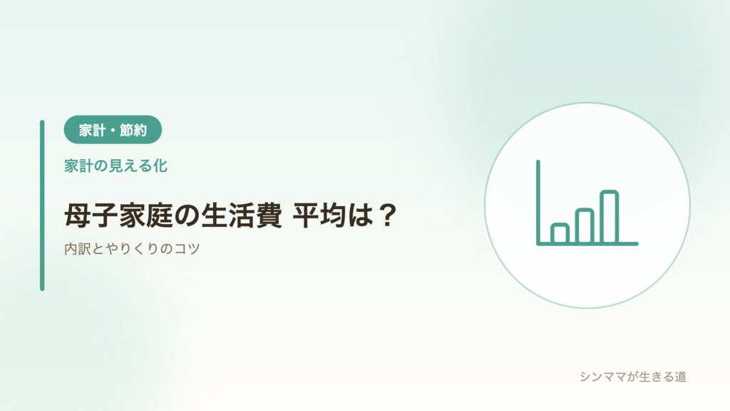 母子家庭の生活費の平均と内訳